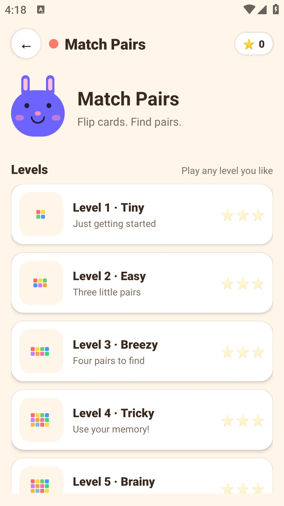 Peekaboo - Memory Games screenshot
